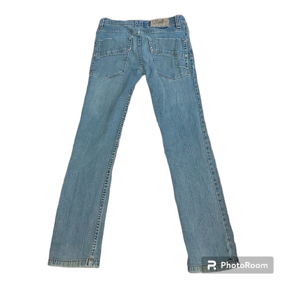 GIRLS Size 26 West 49 Jeans Denim Cotton Straight Legged Low Rise Jeans - Picture 2 of 8